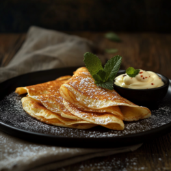 Crêpe de froment à la crème de Spéculoos